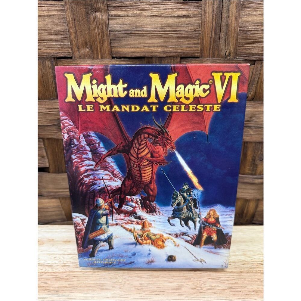 1998 Might and Magic VI Le Mandat Celeste - PC Game Box